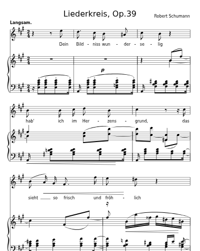 Intermezzo (Liederkreis, Op.39)