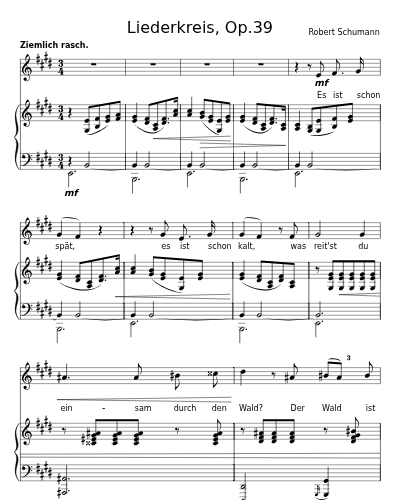 Waldesgespräch (Liederkreis, Op.39)