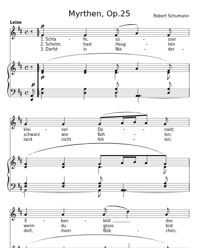 Hochländisches Wiegenlied (Myrthen, Op.25) preview