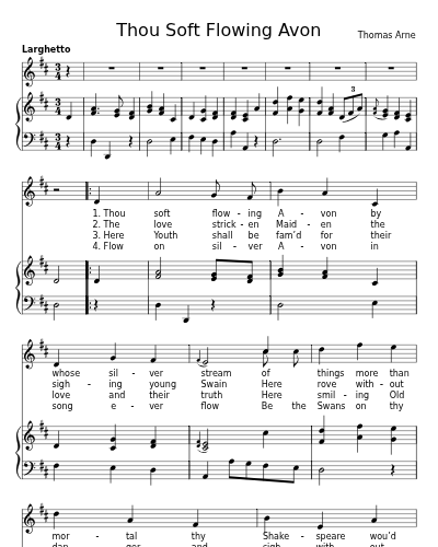 Thou Soft Flowing Avon preview