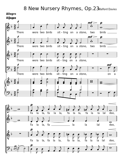 A Tragedy (8 New Nursery Rhymes, Op.23) preview