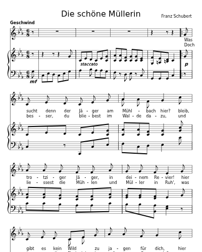 Der Jäger (Die schöne Müllerin) preview