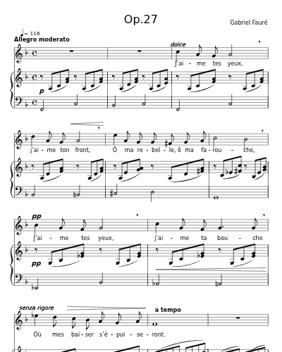 Chanson d’amour (Op.27) preview