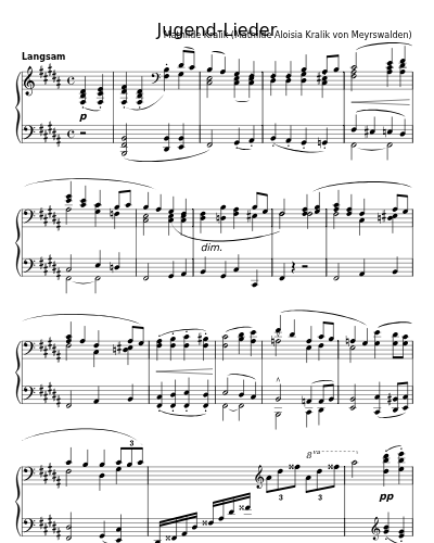 Einleitung (Introduction: Piano solo) (Jugend-Lieder) preview