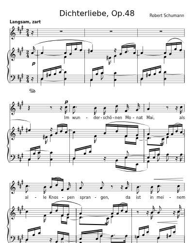 Im wunderschönen Monat Mai (Dichterliebe, Op.48) preview