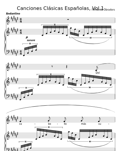 Del cabello más sutil (Canciones Clásicas Españolas, Vol.1) preview