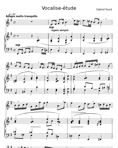 Vocalise-étude preview