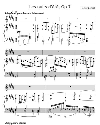 Le spectre de la rose (Les nuits d’été, Op.7)