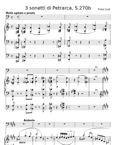 Pace non trovo (3 sonetti di Petrarca, S.270b) preview