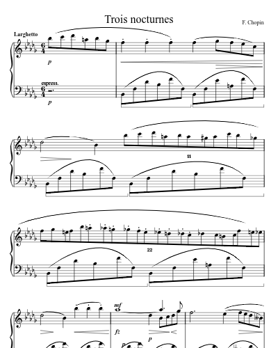 Trois nocturnes