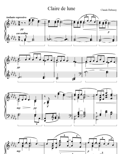 Claire de lune preview