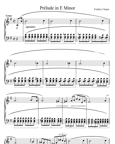 Prélude in E Minor preview