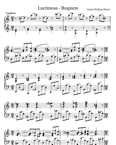 Amade Wolfgang Mozart preview