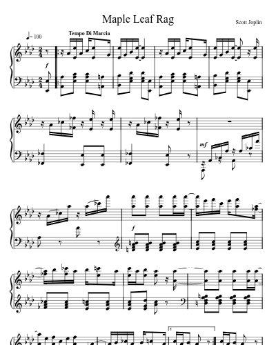 Maple Leaf Rag preview