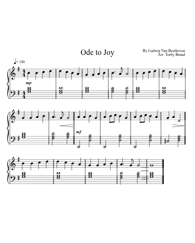 Ode to Joy preview