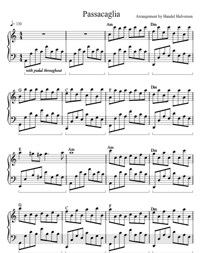 Passacaglia preview