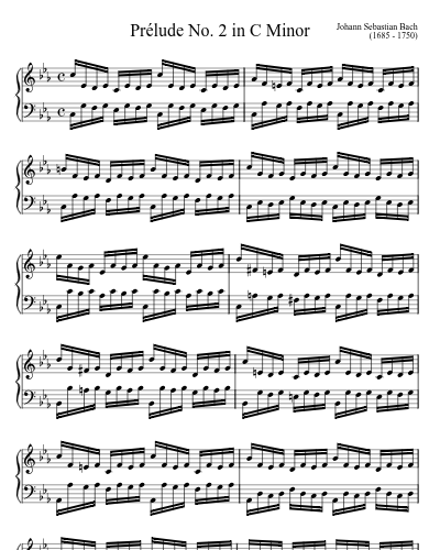 Prélude No. 2 in C Minor