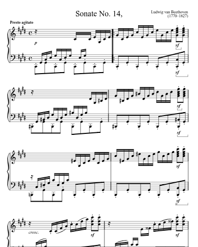 Sonate No. 14,