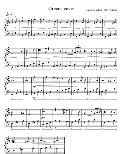 Greensleeves preview