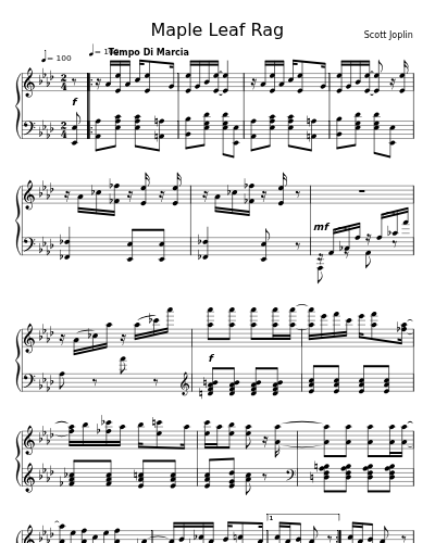 Maple Leaf Rag preview