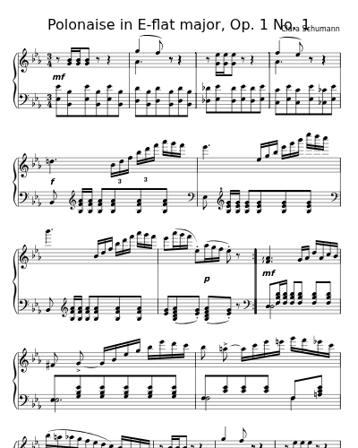 Polonaise in E-flat major, Op. 1 No. 1