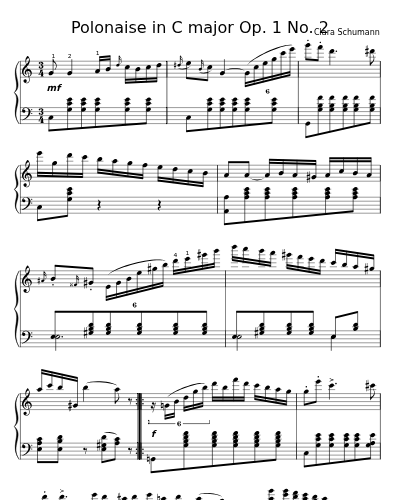 Polonaise in C major Op. 1 No. 2