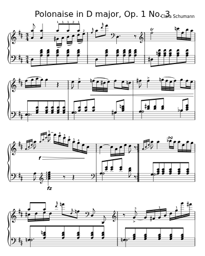 Polonaise in D major, Op. 1 No. 3