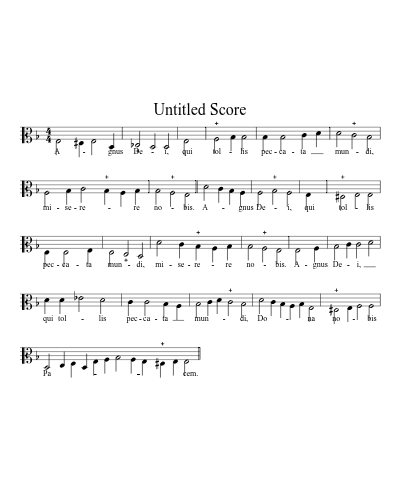 Agnus Dei Miserere (Ton 2)