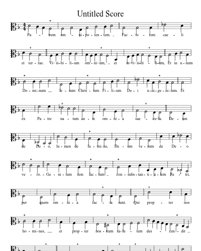 Credo In Unum Deum (Ton 2)