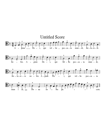 Agnus Dei Miserere (Ton 5)