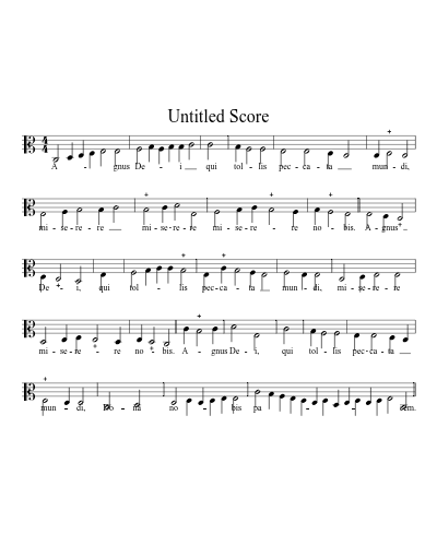 Agnus Dei Miserere (Ton 5)