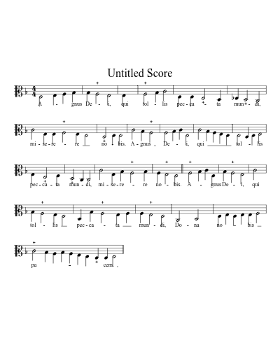 Agnus Dei Miserere (Ton 6)