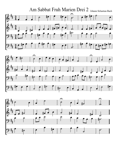 Am Sabbat Fruh Marien Drei 2 preview