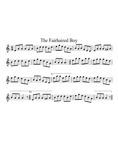 The Fairhaired Boy (Version 2)