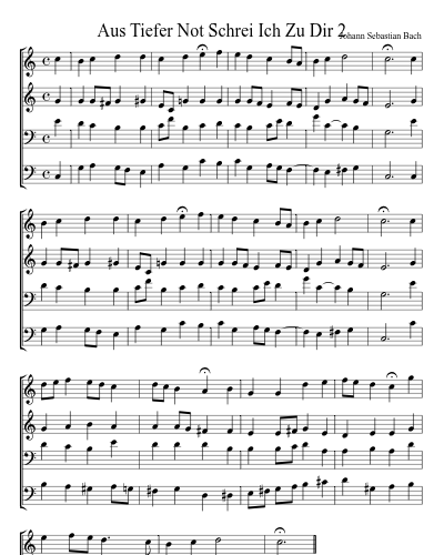 Aus Tiefer Not Schrei Ich Zu Dir 2 preview