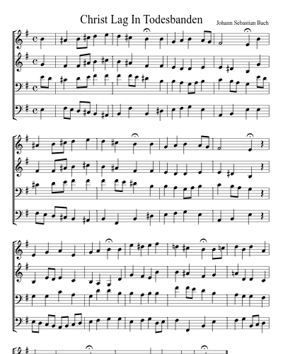 Christ Lag In Todesbanden preview