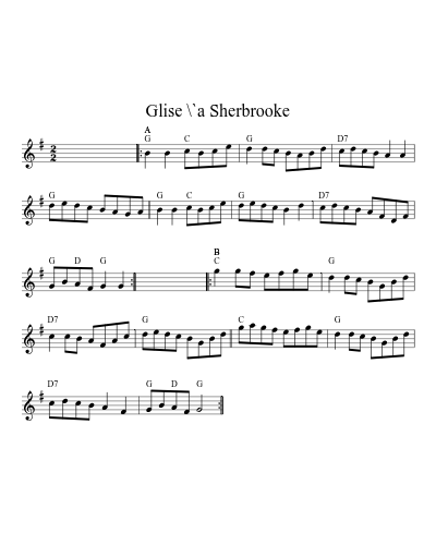 Glise \`a Sherbrooke