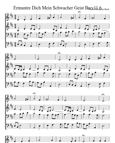 Ermuntre Dich Mein Schwacher Geist Bwv11 6