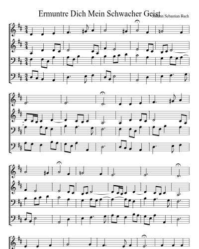 Ermuntre Dich Mein Schwacher Geist preview