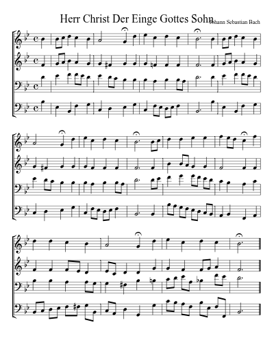 Herr Christ Der Einge Gottes Sohn preview