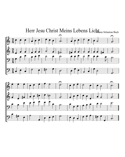 Herr Jesu Christ Meins Lebens Licht preview