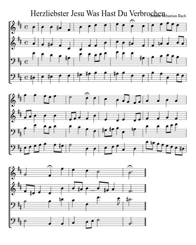 Herzliebster Jesu Was Hast Du Verbrochen preview