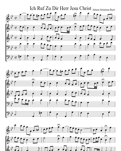 Ich Ruf Zu Dir Herr Jesu Christ