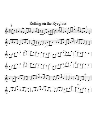 Rolling on the ryegrass (Version 2) preview