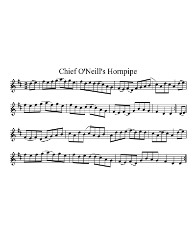 Chief O'Neill's Hornpipe