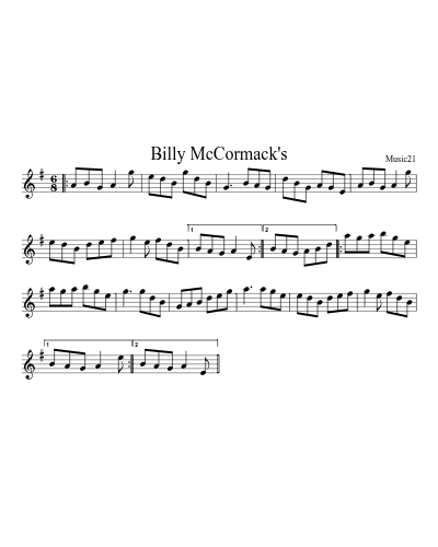 Billy McCormack's preview