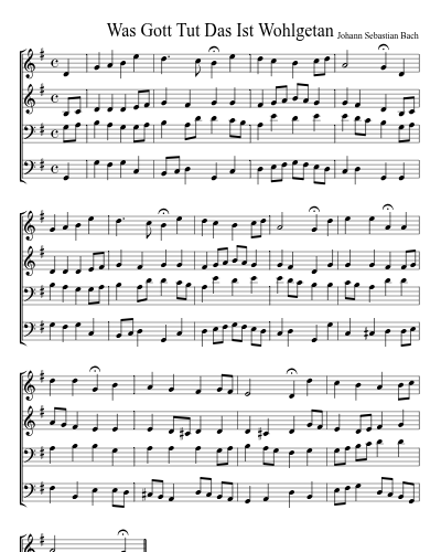 Was Gott Tut Das Ist Wohlgetan preview