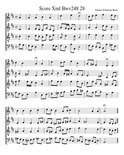 Score Xml Bwv248 28