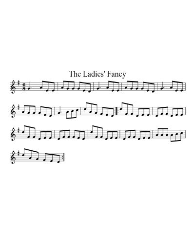 The Ladies' Fancy sheet music preview