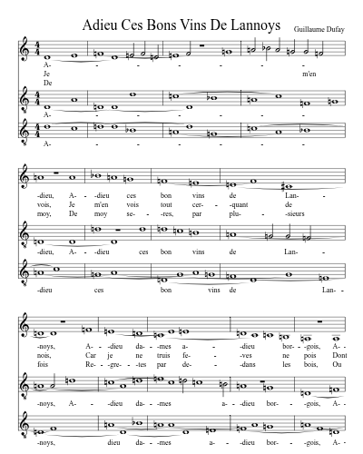 Adieu Ces Bons Vins De Lannoys